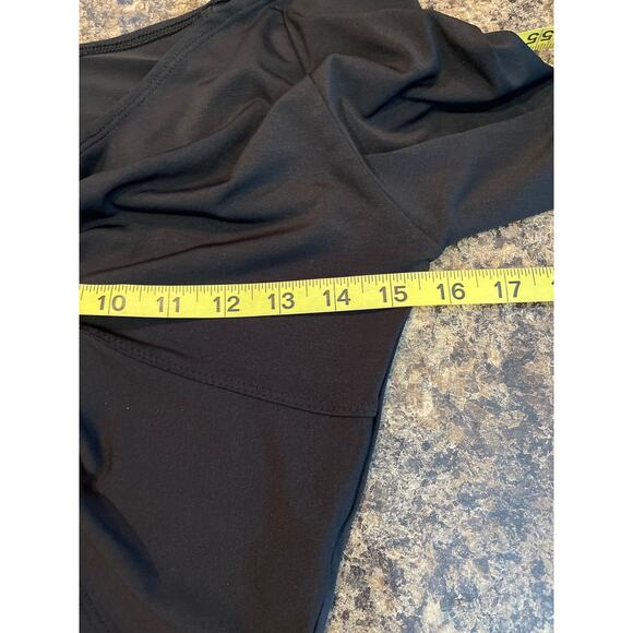 Fabletics Knit Twist Front Top Black V Neck Small Crop - Picture 7 of 9